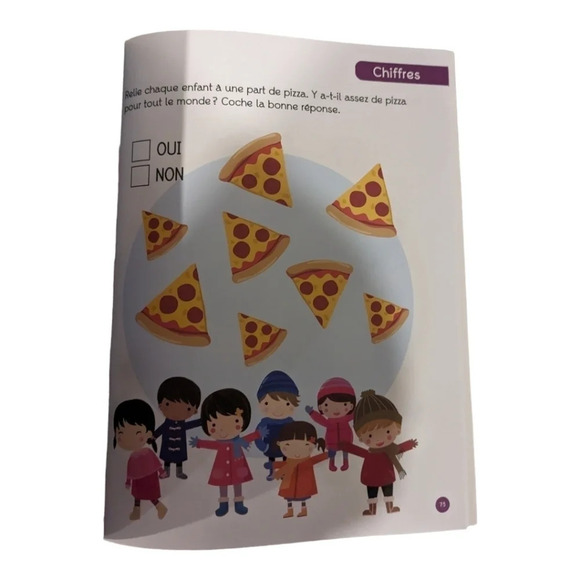 French Edition Kindergarten Preparation Workbook NWT - Picture 2 of 5